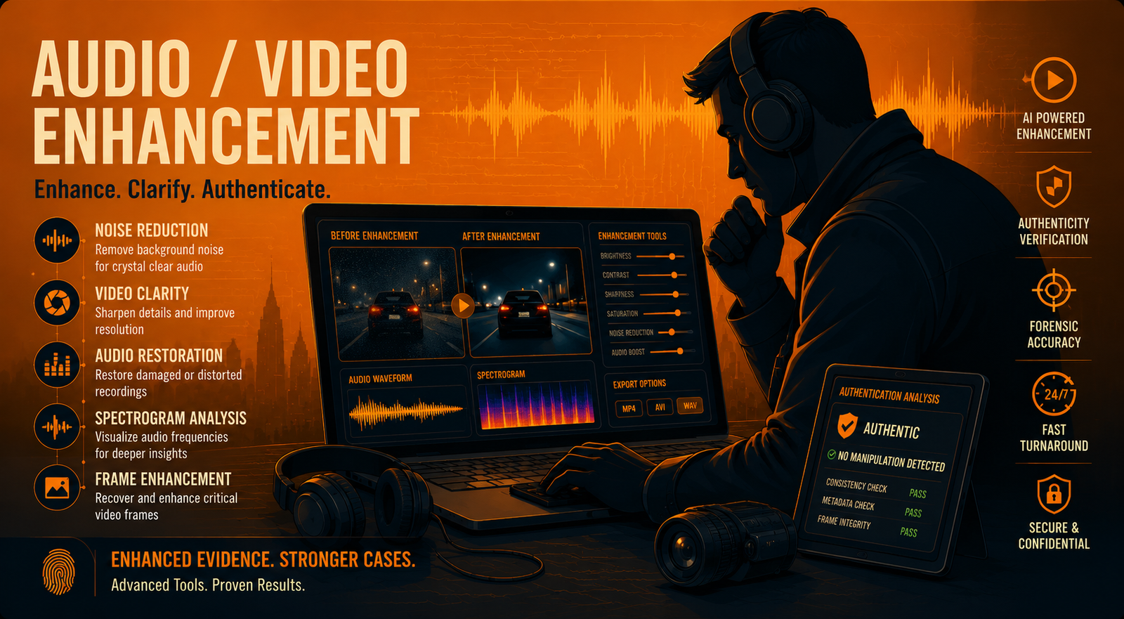 Audio and video enhancement